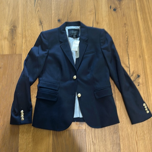 J. Crew Jackets & Blazers - J.Crew. NWT. Size 8 Women’s. Navy Schoolboy blazer. Never worn.